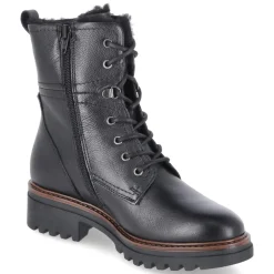 Winterschnürstiefeletten - BLACK LEATHER