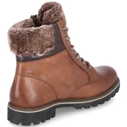 Winterstiefeletten - braun kombi