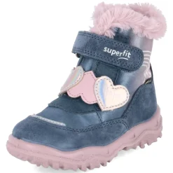 Winterstiefeletten HUSKY - blau/rosa