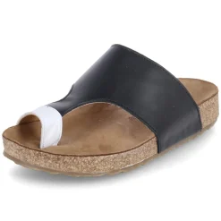 Zehentrenner ANKA - schwarz/weiß