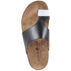 Zehentrenner ANKA - schwarz/weiß