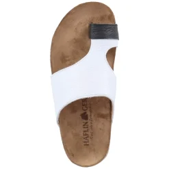 Zehentrenner ANKA - weiss/schwarz